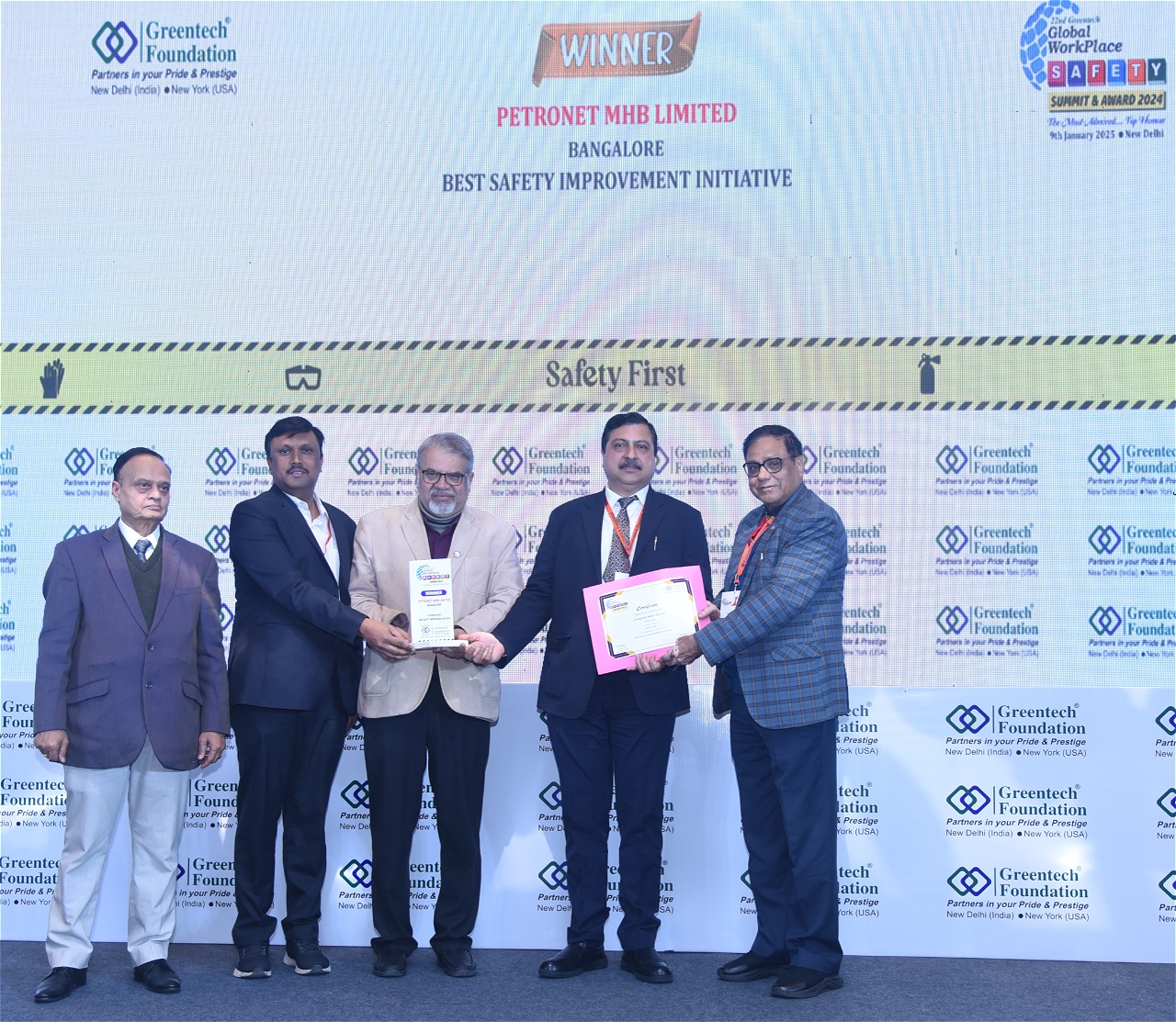 Greentech Award for Best Safety Improvement Initiative